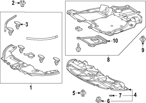 Splash Shields for 2023 Lexus RX500h #0
