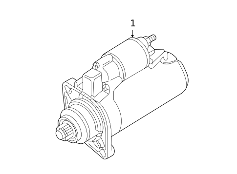 Starter & Related Components for 2005 Toyota Matrix #0