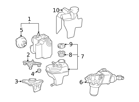 Hydraulic System for 2004 Mercedes-Benz E 55 AMG&reg; #0