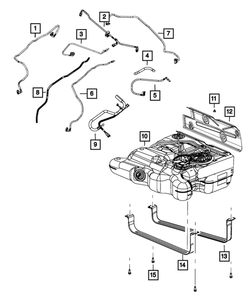 Fuel Tank for 2011 Dodge Grand Caravan #0