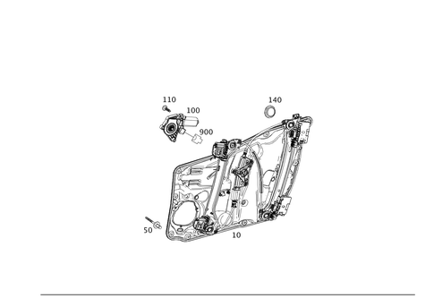 Window Regulator for 2021 Mercedes-Benz CLA250 #0