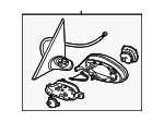 51167176180 - Body: Mirror Assembly for BMW: 328i, 328i xDrive, 328xi, 335i, 335i xDrive, 335xi Image