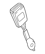 20686025029051 - Body: Seat Belt Receptacle for Mercedes-Benz Image