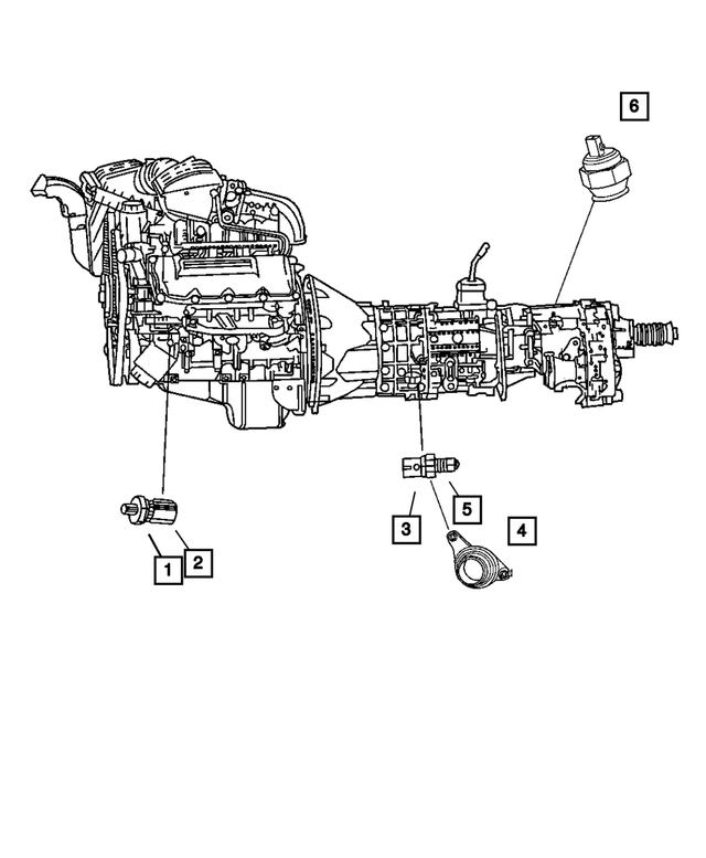 5099770AA - Electrical: Back Up Lamp Switch for Mopar Image image