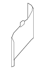 1Q0813209 - Body: Upper Support for Volkswagen Image