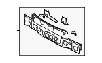1Q0813301B - Body: Rear Body Panel for Volkswagen Image