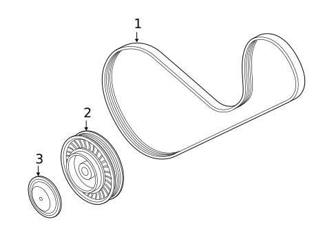 Belts & Pulleys for 2023 BMW 530e xDrive #0