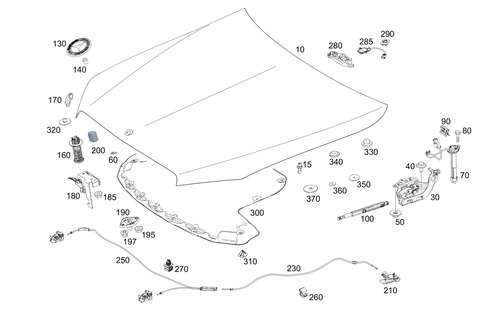 Engine Hood for 2020 Mercedes-Benz GLC43 AMG #0