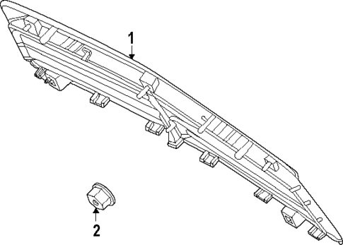 Exterior Trim - Hood for 2025 Ford Mustang #0