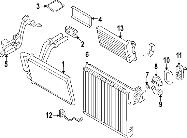 97191JI000 - : Heater Core for Hyundai Image