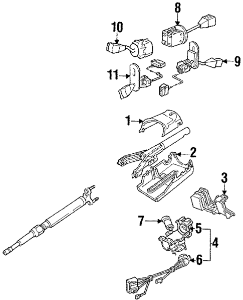 Ignition Lock for 1995 BMW 850CSi #0