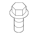 90103SV4013 - : 2000-2024 Honda - Bolt Flange (10X30) for Honda: Accord, Civic, CR-V, CR-Z, Element, Odyssey, Passport, Pilot, Ridgeline, S2000 Image