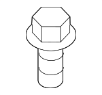 90161T2FA01 - Engine: Rear Mount Bolt for Honda: Accord, Odyssey, Passport, Ridgeline Image