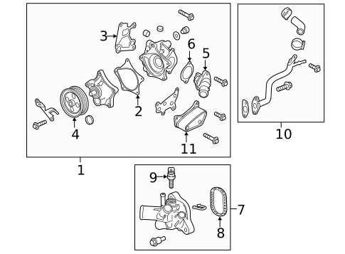 Brackets, Flanges & Hangers for 2021 Chevrolet Trax #0