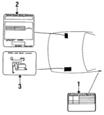 3245033440 - : Emission Label for Hyundai Image