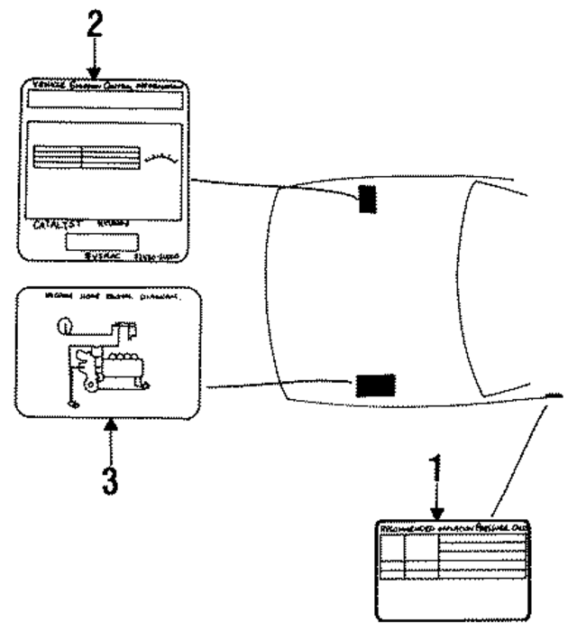 3245033440 - : Emission Label for Hyundai Image