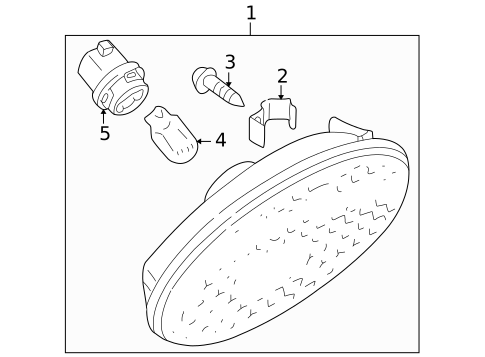 Side Marker Lamps for 2003 Mazda Protege5 #0