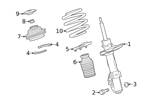 Struts & Components for 2022 Jeep Cherokee #0