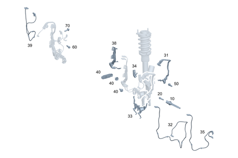 Front Axle Wiring for 2026 Mercedes-Benz CLE300 #0