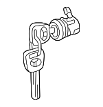 6905560220 - Body: Cylinder &amp; Keys for Toyota Image