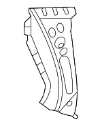 41009879821 - Body: Rear Pillar Reinforced for BMW: 430i, 430i xDrive, M4, M440i, M440i xDrive Image