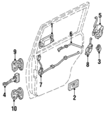 8972906500 - : Lock Rod for Isuzu Image