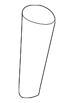 1C0713169B01C - Body: Shift Knob Sleeve for Volkswagen: Beetle Image