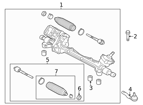 Steering Gear & Linkage for 2011 Ford Fusion #0
