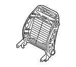 1J4881045HH - Body: Seat Back Frame for Volkswagen: Golf, Jetta, Passat Image