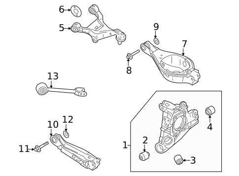 Rear Suspension for 2022 Nissan Rogue #1