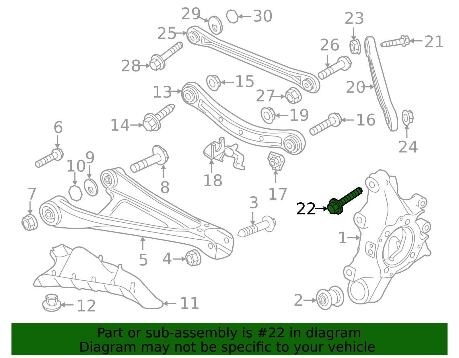 Wht 005 599 Genuine Porsche WHT-005-459 |Rear Upper Control Arm Bolt | FREE ...