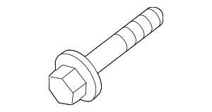 2003-2018 Porsche Cayenne Track Bar Adjust Bolt WHT-001-834 | OEM Porsche