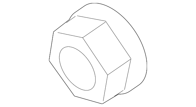 Track Bar Nut - Porsche (N-105-868-02)