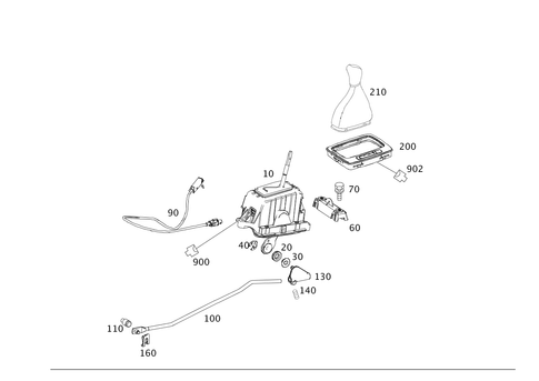 Automatic Transmission Center Shifter Console for 2013 Mercedes-Benz C250 #0