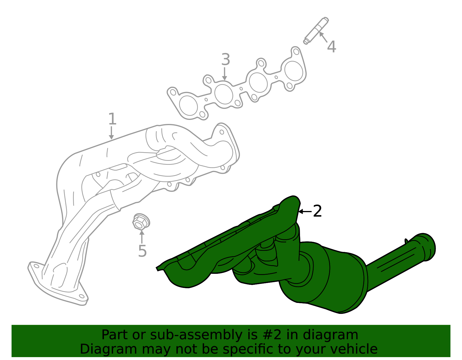 2018-2023 Ford Mustang Mnfd W/Converter jr3z5g232e | TascaParts.com