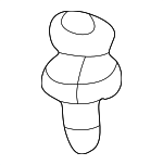 K20250033 - Body: Bumper Cover Clip for Kia: Rio, Sephia, Spectra, Sportage Image