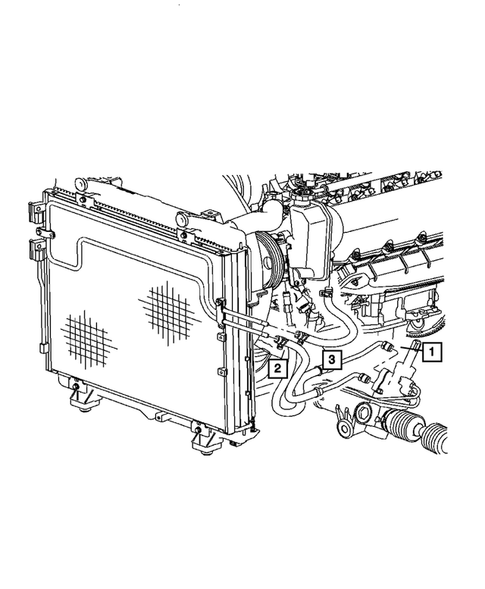 Power Steering Hoses for 2007 Dodge Dakota #0