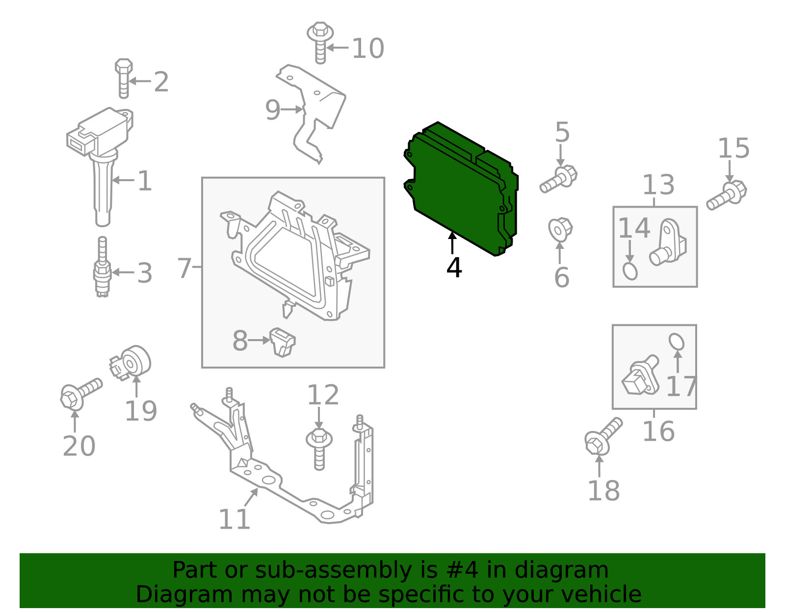 PX43-18-881 - Engine Control Module (ECM) - 2019-2025 Mazda