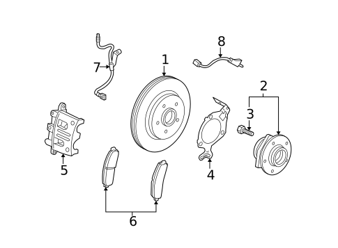 Disc Pads & Brake Shoes for 2007 Pontiac Torrent #0