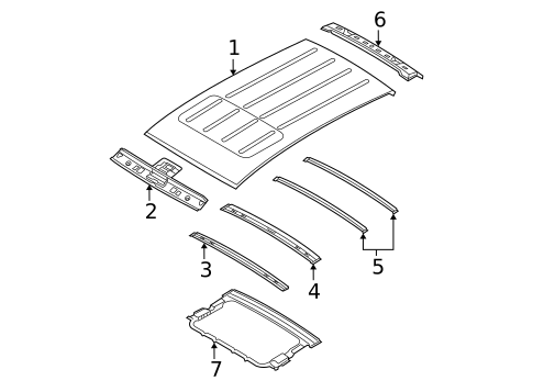 Roof & Components for 2009 Kia Sportage #0