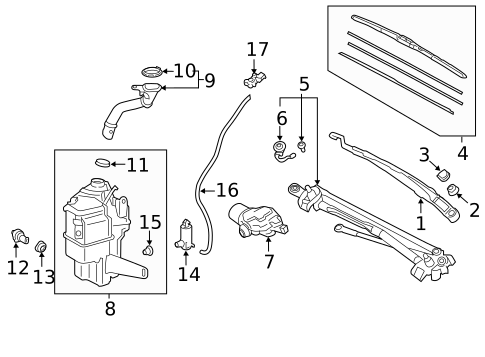 Wipers for 2021 Toyota Avalon #0