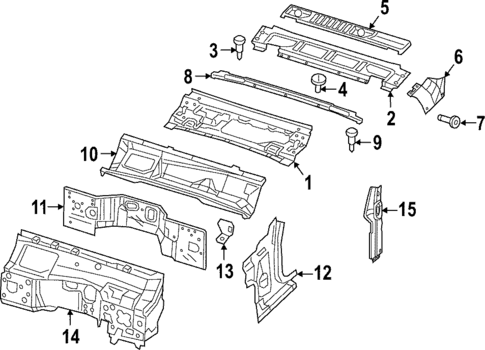 Cowl for 2023 Jeep Gladiator #0