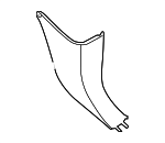 66900ZR00A - Body: Cowl Trim for Nissan: Armada, TITAN Image