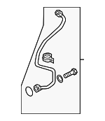 4L145771H - Engine: Oil Feed Tube for Volkswagen: Beetle, Golf, Golf SportWagen, Jetta, Passat Image