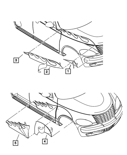 Nameplates for 2004 Chrysler PT Cruiser #0