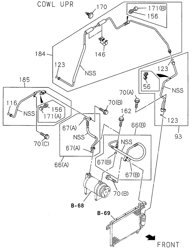 A/C Piping for 2002 Honda Passport #0