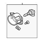 8321A080 - : Fog Lamp Assembly for Mitsubishi: Eclipse, Endeavor Image