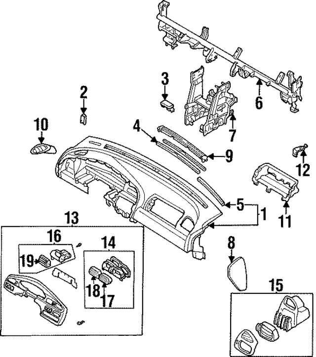 BC1D60350D90 - : Instrument Panel for Mazda Image