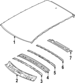 67152XG000 - : Roof Bow for Kia Image