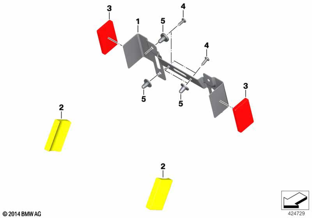 63147680010 - Lights: License Plate Holder - Us for BMW-Motorrad Image